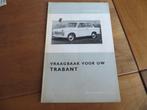 Vraagbaak Trabant P601 Sedan, Trabant P600 stationcar af '64, Auto diversen, Verzenden