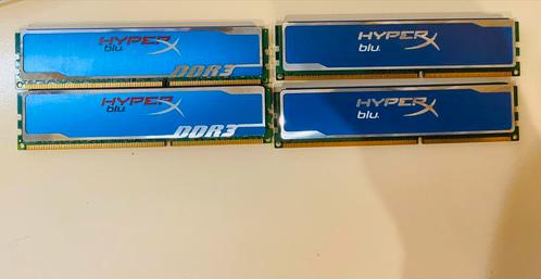 32gb  Kingston Hyperx Blu DDR3  1333Mhz RAM, Computers en Software, RAM geheugen, Gebruikt, Desktop, 16 GB, DDR3, Ophalen of Verzenden