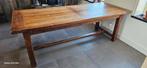 Ambachtelijk gemaakte tafel Frans eiken 220 cm/270 of 320 cm, Ophalen, 200 cm of meer, Zo goed als nieuw, Vijf personen of meer