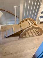Houten klimrek, klimboog & glij/klimrek, Ophalen, Gebruikt, Glijbaan, Aanbouwonderdeel