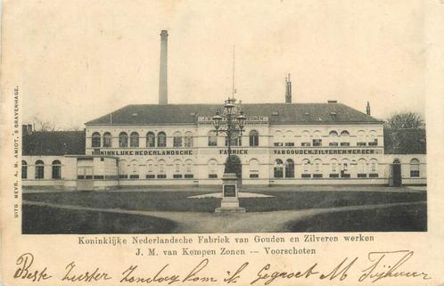 (701-348-055) Voorschoten Fabriek Gouden en Zilveren Werken, Verzamelen, Ansichtkaarten | Nederland, Zuid-Holland, Verzenden