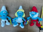 3 nieuwe smurfen knuffels originele Peyo ca 30cm, Nieuw, Verschillende Smurfen, Ophalen of Verzenden, Poppetje, Figuurtje of Knuffel