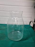 vaas melktuit groot glas, Huis en Inrichting, Woonaccessoires | Vazen, Ophalen of Verzenden, 'T Olde Gre-j, Info@toldegrej.nl