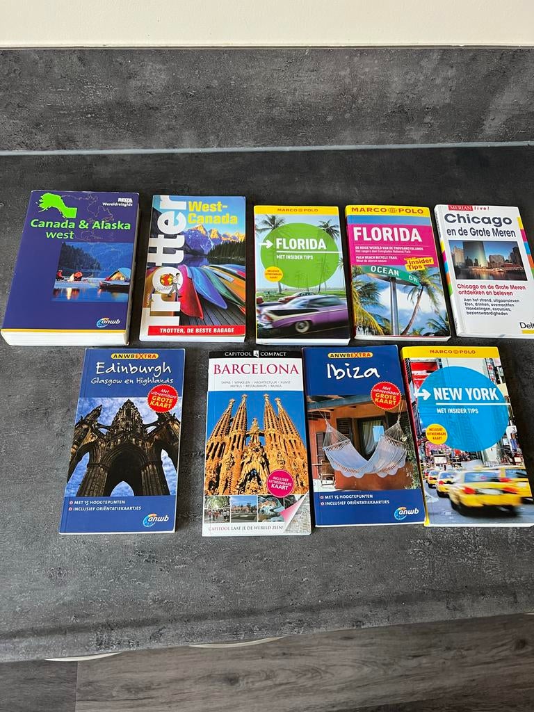 Reisgidsen - Diverse bestemmingen, Boeken, Reisgidsen, Zo goed als nieuw, Reisgids of -boek, Europa, ANWB, Budget, Ophalen of Verzenden