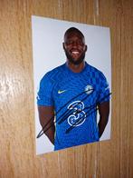 Foto Romelu Lukaku met handtekening (print) # Chelsea, Verzamelen, Sportartikelen en Voetbal, Verzenden, Nieuw, Buitenlandse clubs