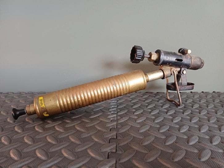 Oude gasbrander # antiek # compleet # messing, Antiek en Kunst, Antiek | Gereedschap en Instrumenten, Ophalen of Verzenden