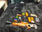 Nerf geweren met diverse accessoires, Ophalen, Zo goed als nieuw