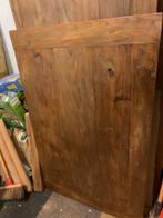 2e-Hands Oud Teak Tafel, 140 x 90 cm, echt stevig, 9cm poot, Ophalen of Verzenden, Zo goed als nieuw
