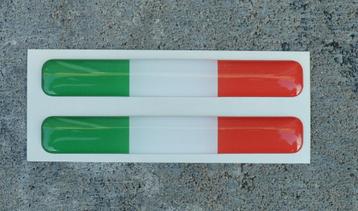 set Italiaanse vlag stickers - Moto Guzzi MV Ducati Aprilia  beschikbaar voor biedingen
