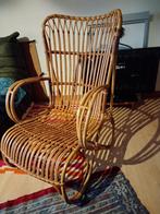 Rotan stoel, Rohe Noordwolde , dutch design , belse 8, Riet of Rotan, Minder dan 75 cm, Zo goed als nieuw, 50 tot 75 cm