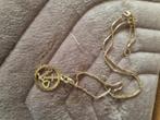 14 karaat ketting met hanger geloof hoop liefde, Sieraden, Tassen en Uiterlijk, Kettingen, Met hanger, Ophalen of Verzenden, Zo goed als nieuw