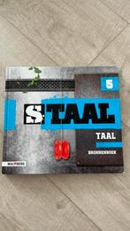 Bronnenboek staal taal groep 5 in mooie staat, Ophalen of Verzenden, Zo goed als nieuw, Overige niveaus, Nederlands