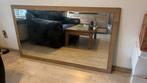 Grote Spiegel met Eikenhouten Lijst - Ede zuid, Huis en Inrichting, Woonaccessoires | Spiegels, Ophalen, Zo goed als nieuw, 75 tot 100 cm