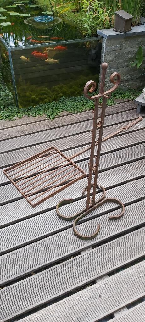 smeedijzeren barbecue-accessoir of haardstel, Huis en Inrichting, Haarden, Gebruikt, Overige soorten, Ophalen