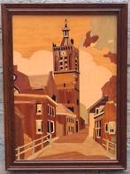 Intarsia. Houtinleg. Locatie? 22/29 cm., Ophalen, Zo goed als nieuw