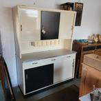Vintage jaren 50/60 keukenkast buffetkast schuifdeurkast, Ophalen, Gebruikt, Rian.verbeet@gmail.com, 50 tot 75 cm