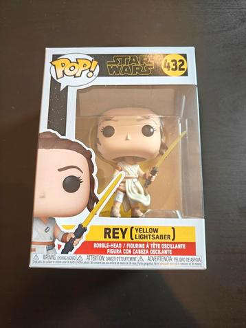 Rey (yellow lightsaber) funko pop Star Wars beschikbaar voor biedingen