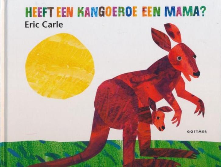 Eric Carle- Heeft een kangoeroe ook een mama?- HC, Boeken, Kinderboeken | Kleuters, Zo goed als nieuw, Verzenden