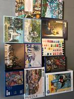 Legpuzzels, 12 stuks., Hobby en Vrije tijd, Denksport en Puzzels, Ophalen, 500 t/m 1500 stukjes, Gebruikt, Legpuzzel