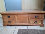 Teak Salon Tafel met 4 Lades - T.E.A.B.!, Huis en Inrichting, Ophalen, 100 tot 150 cm, Teakhout, Zo goed als nieuw