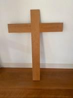 Houten kruis voor aan de muur, Overige typen, Christendom | Katholiek, Zo goed als nieuw, Ophalen