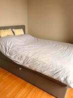 Boxspring met opbergruimte 140x200, Huis en Inrichting, Slaapkamer | Bedden, Ophalen, Tweepersoons, 140 cm, Zo goed als nieuw
