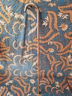 Mooie antieke Engelse wandelstok van vruchtenhout 80,5 cm.