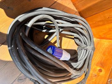 Verlengsnoer Neopreen 25 Mtr + 1.5 mtr Caravan camper nieuw beschikbaar voor biedingen