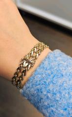 Mooie 14k 585 gouden armband, Ophalen of Verzenden, Zo goed als nieuw, Goud, Goud