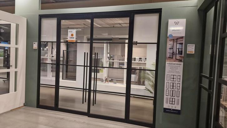 Raffito deur kozijn combinatie, Doe-het-zelf en Verbouw, Deuren en Horren, Nieuw, Binnendeur, 215 cm of meer, 120 cm of meer, Glas