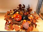 Herfstdecoratie Krans met Appels & Kaarsen, Huis en Inrichting, Ophalen, Nieuw
