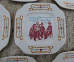 Boch La Louvière 8 x Cornelis Troost Gebaksbordjes Boch, Huis en Inrichting, Keuken | Servies, Ophalen of Verzenden, Nieuw, Boerenbont