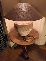 Wijntafeltje stoer en sober, Huis en Inrichting, Ophalen, Rond, Minder dan 55 cm, 60 cm of meer