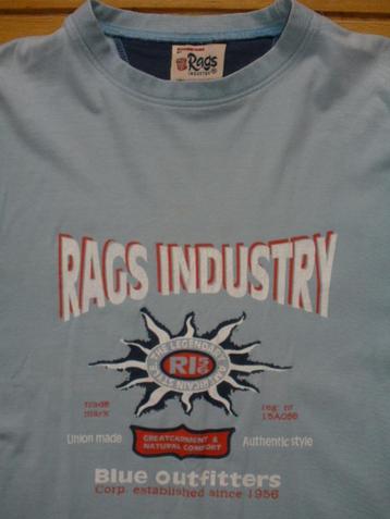 RAGS Industry licht blauw - shirt maat 140 beschikbaar voor biedingen