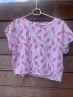Tshirt met ijsjes print, Ophalen of Verzenden, Zo goed als nieuw, Maat 42/44 (L)