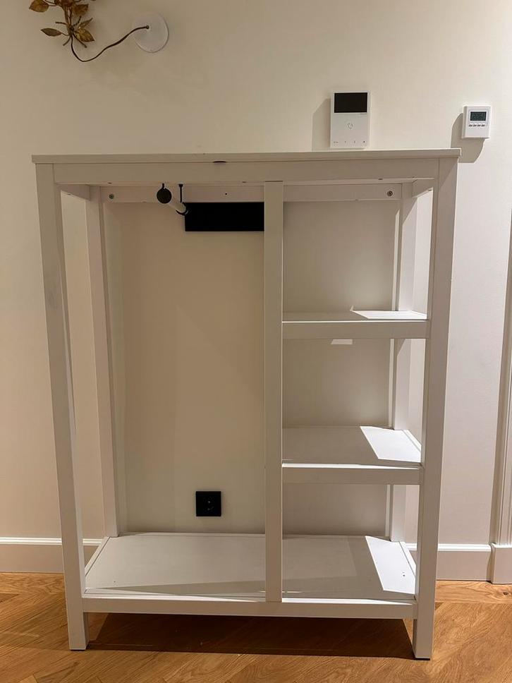 IKEA Hemnes Open Kledingkast - Wit, Huis en Inrichting, Kasten | Kledingkasten, Gebruikt, 150 tot 200 cm, 50 tot 100 cm, 25 tot 50 cm