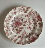 Ronde schaal met roze bloemmotief. Drsn. 25 cm., Huis en Inrichting, Keuken | Servies, Ophalen of Verzenden, Overige stijlen, Porselein