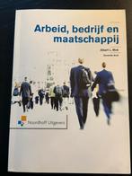 Arbeid, bedrijf en maatschappij - studieboek, Ophalen of Verzenden, Gamma, Gelezen, HBO