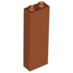 Lego Bouwstenen 1x2x5 donker oranje 6 stuks, Ophalen of Verzenden, Gebruikt, Losse stenen, Lego