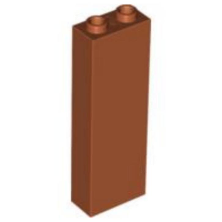 Lego Bouwstenen 1x2x5 donker oranje 6 stuks, Kinderen en Baby's, Speelgoed | Duplo en Lego, Gebruikt, Lego, Losse stenen, Ophalen of Verzenden