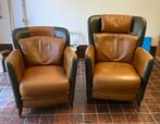 Mol en Geurts leren stoelen, Huis en Inrichting, Fauteuils, Ophalen, Gebruikt