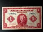 1 Gulden Wilhelmina 1943, Ophalen of Verzenden, 1 gulden, Los biljet