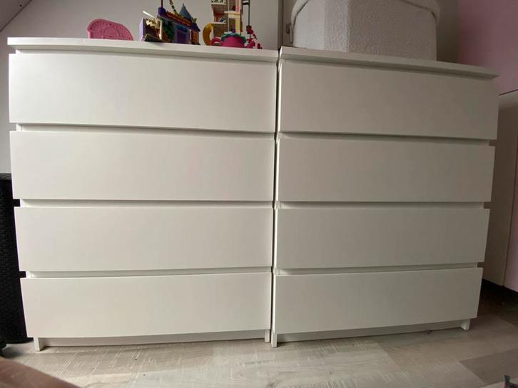 2 ikea mälm kasten, Huis en Inrichting, Kasten | Ladekasten, Zo goed als nieuw, 100 tot 150 cm, 50 tot 100 cm, 25 tot 50 cm, 3 of 4 laden