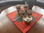 Vic's handpainted Kerstservies, Huis en Inrichting, Keuken | Servies, Ophalen of Verzenden, Zo goed als nieuw, Overige stijlen