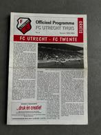 FC Utrecht - FC Twente seizoen 93-94 Wedstrijdprogramma, Verzamelen, Sportartikelen en Voetbal, Ophalen of Verzenden, F.C. Utrecht