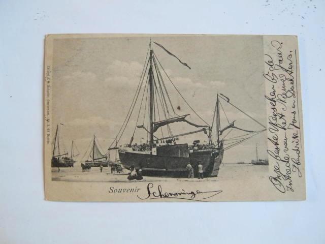 Ansichtkaarten Nederland, TC 11-88 Scheveningen, Botter 1902, Verzamelen, Ansichtkaarten | Nederland, Gelopen, Zuid-Holland, Voor 1920