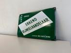 Erkend Rijwielhandelaar emaille bordje, Verzamelen, Merken en Reclamevoorwerpen, Reclamebord, Gebruikt, ., Ophalen of Verzenden