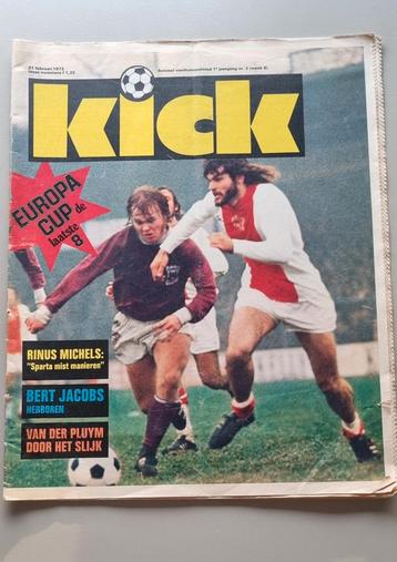 Kick voetbaltijdschrift 1973 - Voetbalhistorie beschikbaar voor biedingen