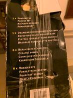 Complete fondueset met draaibare houten basis, Ophalen of Verzenden, Zo goed als nieuw, Brander, Fondueset