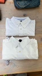 2x Wit overhemd maat 158 en maat 164, Ophalen of Verzenden, Zo goed als nieuw, Jongen, Overhemd of Blouse